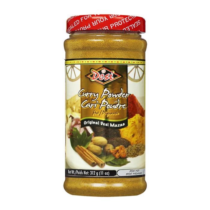 CURRY POWDER HOT [DESI] IN JAR,  312g